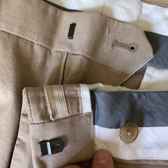 NWOT Express flat front khaki slacks - Picture 3 of 4